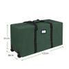 Artificial Christmas Tree Storage Bag Christmas Tree Storage Bag Green Organizer With 2 Wheels And Handle Oxford Fabric Tree Cover(122cm) view 2