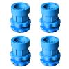 ACEFCXAUSVC Furniture Risers Adjustable Furniture Risers 4 Pcs Bed Raisers Support Up to 500kg Heavy Duty Support Legs Plastic Sofa Risers, Gray/Blue(Blue) view 1
