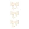 10mm Bow Shape Straw Topper for Stanley Cup (3PCS Cream White) view 1