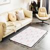 Erosebridal Pink and White Bow Area Rug 4'11" x 3'3", Cute Ribbon Dreamy Non Slip Living Room Rugs for Kids Girls Lady, Girly Bow Tie Decorative Carpet, Bowknot Love Heart Washable Indoor Floor Mat view 2