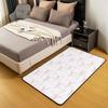 Erosebridal Pink and White Bow Area Rug 4'11" x 3'3", Cute Ribbon Dreamy Non Slip Living Room Rugs for Kids Girls Lady, Girly Bow Tie Decorative Carpet, Bowknot Love Heart Washable Indoor Floor Mat view 3