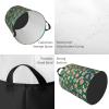 Blossom Symphony Print Round Laundry Hamper, Cute Storage Basket with Handles for Home Decor, Bedroom Decorate view 4
