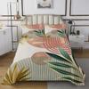 Erosebridal Mid Century Boho Bedspread Set Twin Size Abstract Retro Minimalist Quilt Set for Girls Women,Modern Bohemian Aesthetic Bedspread Sets Simple Coverlet Set,Pink Green view 1