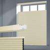 SEEUNANA No Tools No Drill Blinds Top Down Bottom Up Cellular Shades for Window Blackout Cordless Honeycomb Shades Pleated Blinds for Window Easy Install Window Shades (Beige,80" W x 80" H) view 1