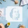 Benjamin Franklin Head 783-I428 Stencil (9 inch) view 2