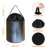 Trendy-floral-print Toy Storage Drawstring Tote Bags Squirrel Funny Animal Printed Large Toy Storage Bags Foldable Storage Bin view 2