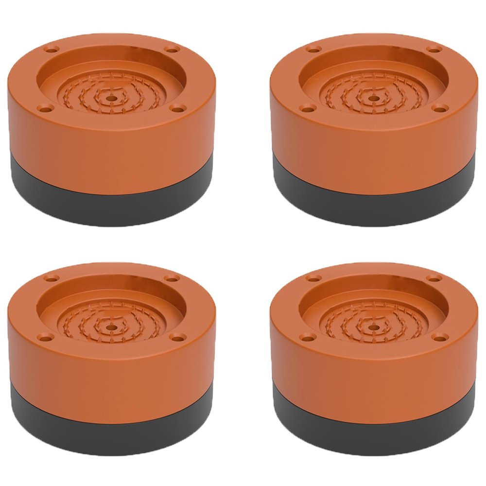 ACEFCXAUSVC Furniture Risers Cylindrical Sofa Risers Plastic Furniture Raisers 4 Pcs Bed Risers Increased Device Heavy Duty Table Lifts, Brown/White/Grey(Brown,3.5cm)