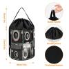Trendy-floral-print Toy Storage Drawstring Tote Bags Retro Cool Camera Collection Printed Large Toy Storage Bags Foldable Storage Bin view 2