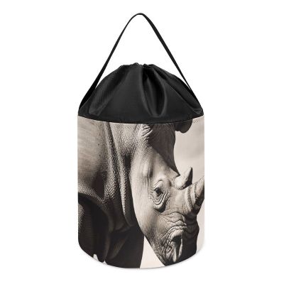 Trendy-floral-print Toy Storage Drawstring Tote Bags South Africa Animal Printed Large Toy Storage Bags Foldable Storage Bin