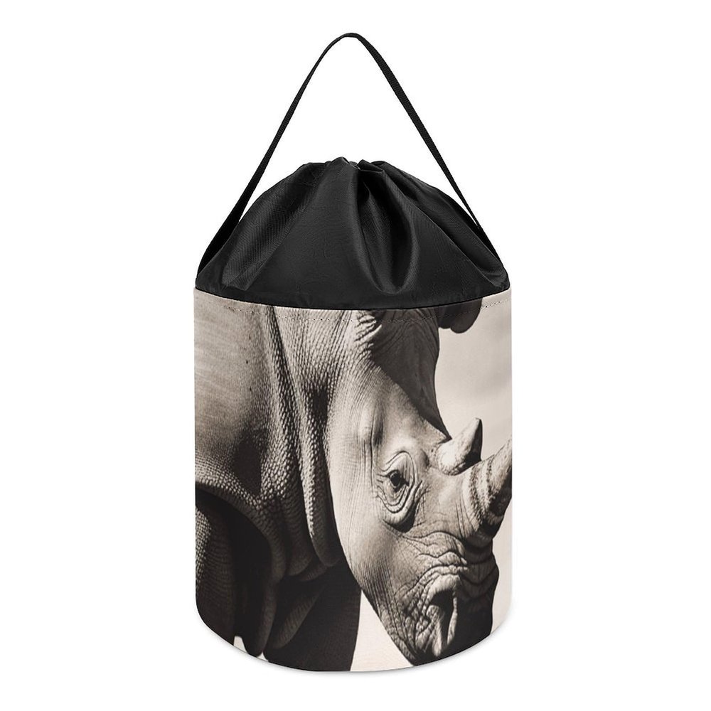 Trendy-floral-print Toy Storage Drawstring Tote Bags South Africa Animal Printed Large Toy Storage Bags Foldable Storage Bin