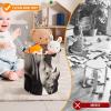 Trendy-floral-print Toy Storage Drawstring Tote Bags South Africa Animal Printed Large Toy Storage Bags Foldable Storage Bin view 3