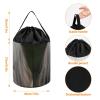 Trendy-floral-print Toy Storage Drawstring Tote Bags Shih Tzu Dog Printed Large Toy Storage Bags Foldable Storage Bin view 2