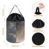 Trendy-floral-print Toy Storage Drawstring Tote Bags Two Lions Printed Large Toy Storage Bags Foldable Storage Bin view 2