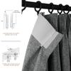 Fcosie Mid Grey Pinch Pleat 100% Blackout Drapes Linen Blend, Room Darkening, Energy Saving, Noise Reducing, Furniture Protecting, Heat and Light Blocking Extra Wide Curtains, 200Wx96L, 2 PCS view 2