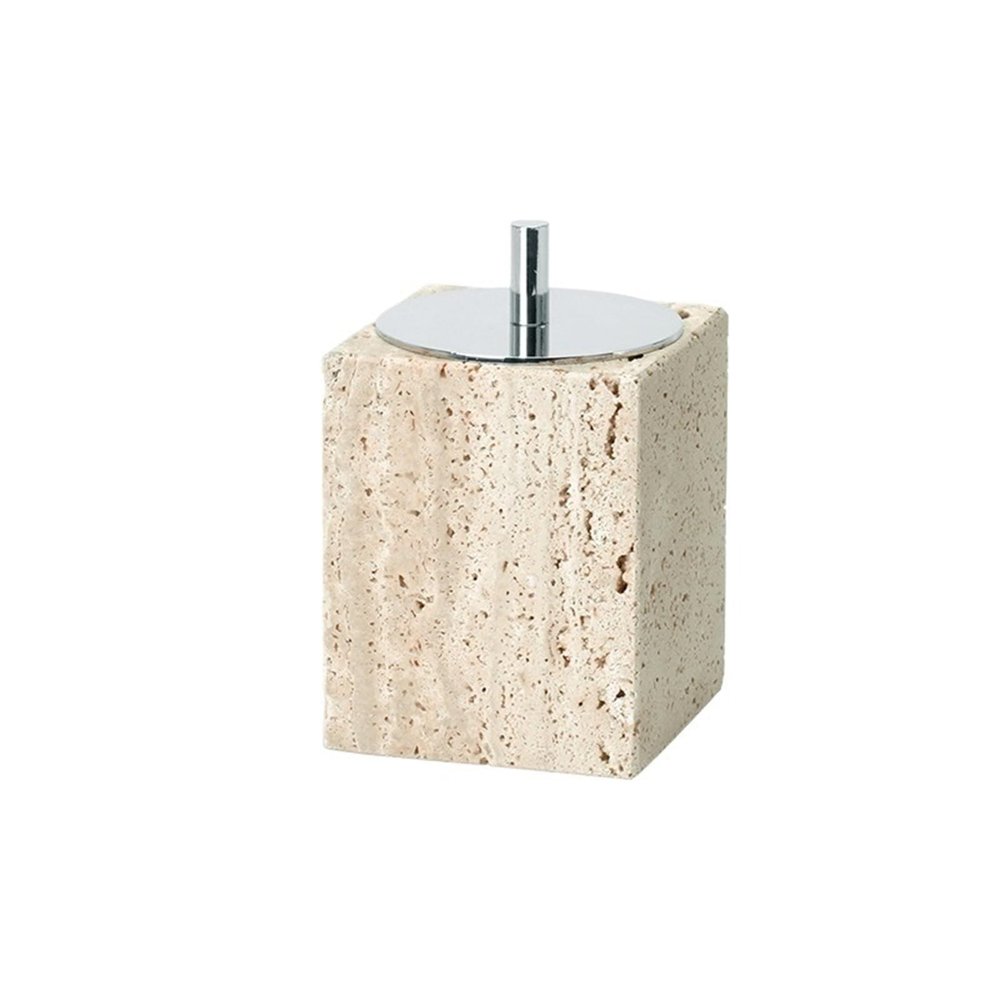 OJEVMLFVQ Soap Dispenser Beige Travertine Bathroom Accessories Set Natural Marble Soap Dispenser Soap Reed Diffuser Vanity Tray Kit Bathroom(Color-06)