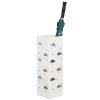 Umbrella Stands,Modern Umbrella Stand,Umbrella Stand with Drip Tray, Entrance Cane Storage Umbrella Stand Storage Rack/White view 1