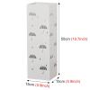 Umbrella Stands,Modern Umbrella Stand,Umbrella Stand with Drip Tray, Entrance Cane Storage Umbrella Stand Storage Rack/White view 3