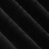 Sun Zero Isidora Velvet Magnetic Closure 100% Blackout Grommet Curtain Panel, 40" x 96", Black view 4