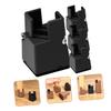 Alipis 4 Pack Adjustable Bed Risers for Desk Legs and Furniture view 2