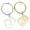 BESPORTBLE Delicate Footprint Keychains Keyring Holder for Small Key Ring Accessories view 1