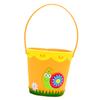 ABOOFAN Easter Non-woven Fabric Storage Basket Handheld Cartoon Design for Organizing Toys Eggs Snacks for Home Office and Easter Parties view 1