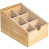 Ciieeo Tea Bag Holder Storage Box Lid Multi-purpose Organizer for Tea Bags Coffee Container for Home and Kitchen Use view 1