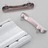 MZQMK Double Row Ceiling Curtain Track Ceiling Mounted Curtain Double Rails for Curtains, Drapes, Room Dividers Ceiling Mount Double Curtain Tracks System-Sliding Curtain Rail(Champagne,7.4m(24ft)) view 4