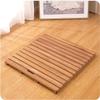AEDNX 20 24 28 32 36 40 44 Inches Teak Wooden Bath Mat, Sturdy Large Cypress Shower Mat Non-Slip Wooden Floor Matfor Indoor Or Outdoor Spa Luxury Home Bathroom(34x36in(86x91cm)) view 1
