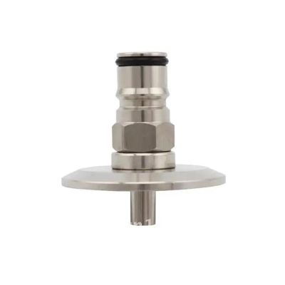 LZYXFP Homebrew Gas/Liquid Ball Lock Post 1.5" Tri Clamp Adapter Sanitary Brewing Fitting Brewer Ferrule Fermenter SS304 Beer 50.5mm OD(Liquid)