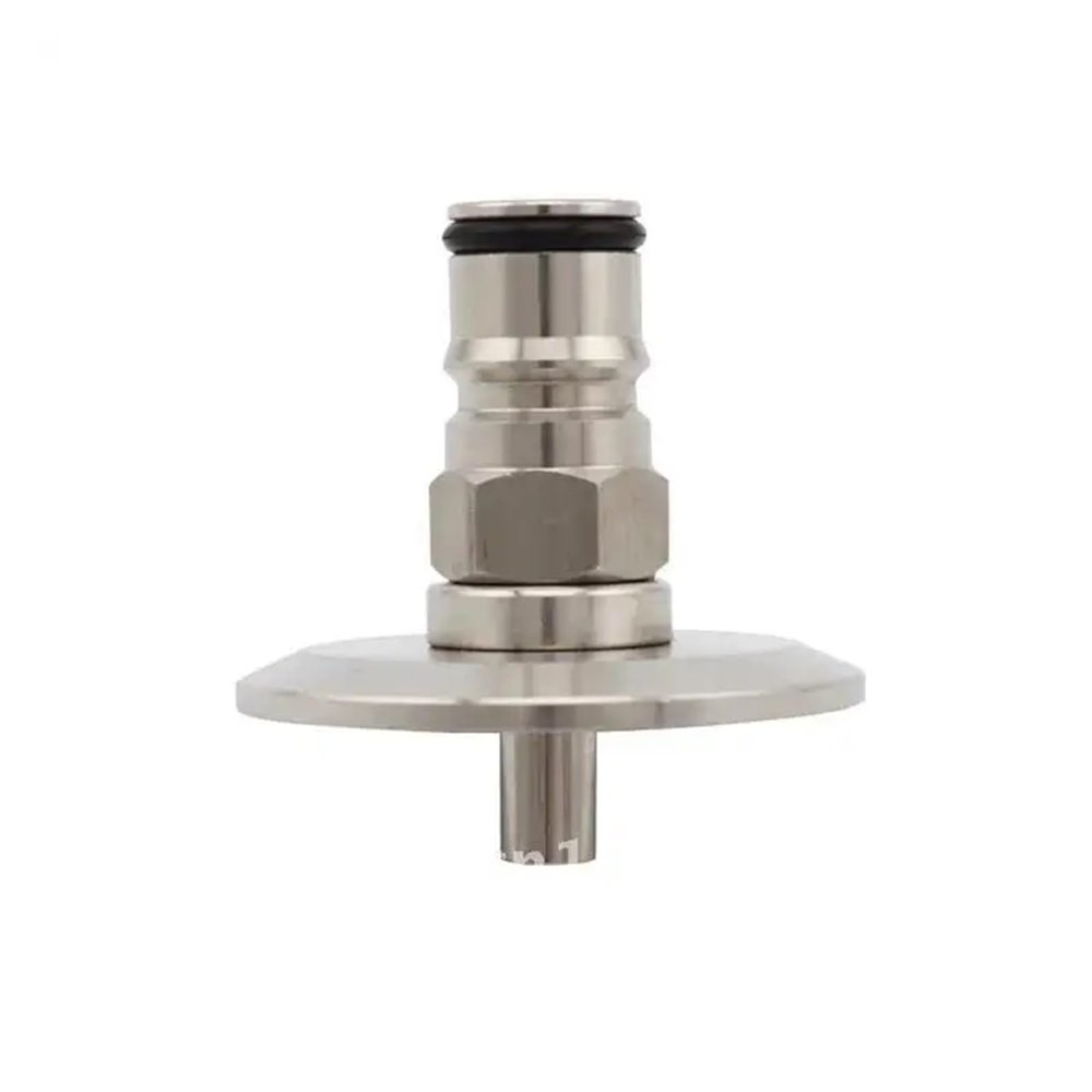 LZYXFP Homebrew Gas/Liquid Ball Lock Post 1.5" Tri Clamp Adapter Sanitary Brewing Fitting Brewer Ferrule Fermenter SS304 Beer 50.5mm OD(Liquid)