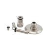 LZYXFP Homebrew Gas/Liquid Ball Lock Post 1.5" Tri Clamp Adapter Sanitary Brewing Fitting Brewer Ferrule Fermenter SS304 Beer 50.5mm OD(Liquid) view 2