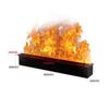 Water Vapor Fireplace Water Vapor Fireplace 3D Atomized Fireplaces Embedded Super Long Flame Electric Fireplace with Screen Panel Control and Remote Control Electronic Fireplace Fake Fireplace Electro view 2