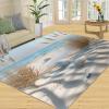 2x3 Rug - Sands Coastal Doormat Outdoor Entrance, Beachside Nature Laundry Room Carpet Non Slip Accent Throw Rugs for Bathroom Kitchen Sink Front Door view 2