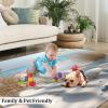 2x3 Rug - Sands Coastal Doormat Outdoor Entrance, Beachside Nature Laundry Room Carpet Non Slip Accent Throw Rugs for Bathroom Kitchen Sink Front Door view 4