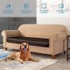 Upgraded Couch Covers - Sofa Seat Cushion Cover PU Leather - Stretch Sofa Cover Universal Sofa Seat Cover Non-Slip Water Proof Sofa Cover Protective Cover for Sofa Cushion Furniture Protection(GREY,Si view 2