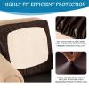 Upgraded Couch Covers - Sofa Seat Cushion Cover PU Leather - Stretch Sofa Cover Universal Sofa Seat Cover Non-Slip Water Proof Sofa Cover Protective Cover for Sofa Cushion Furniture Protection(GREY,Si view 3