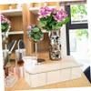 FOYTOKI Transparent Medium Storage Box with Dividers Versatile Cosmetic and Medicine Organizer for Desktop Use Detachable Design High Clarity Pet Material for Home and Travel view 3