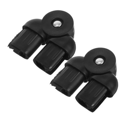 LIOOBO 2pcs Rattan Chair Movable Joint Heavy Duty Plastic Tube Connector for Recliner Beach Chair Repair