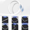 XJKGWdlC Shower Water GuardShower ThresholdSilicone Water Blocking Strips,Water Stopper Retention System Dry and Wet Separation for Bathroom Kitchen and More(White,1M/39in) view 4