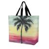 YKLBV Large Tote Bag Shopping Bag with Handles Tropical Palm Tree Foldable Washable Heavy Duty Waterproof view 1