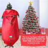 Artificial Christmas Tree Storage Bag Upright Tree Storage Bag Oxford Fabric With Zipper Adjustable Cord And Card Slots Tree Cover view 2