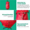 Artificial Christmas Tree Storage Bag Upright Tree Storage Bag Oxford Fabric With Zipper Adjustable Cord And Card Slots Tree Cover view 3