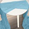 10 Pack Baby Blue Cheesecloth Table Runner 35x120 Inch 10Ft Rustic Gauze Cheese Cloth Table Runner Sheer Cheesecloth Table Runners for Wedding Party Bridal Shower Decoration view 2