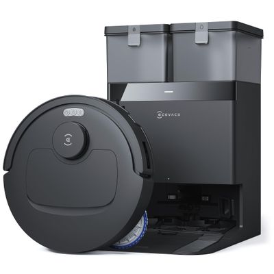 ECOVACS DEEBOT T30C Robot Vacuum and Mop, 20,000Pa Suction, TruEdge Adaptive Edge Mopping, ZeroTangle 2.0 Technology, Hot Water Washing, Self-Emptying, Auto-Lift Mopping, Obstacle Avoidance