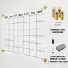 Acrylic Wall Premium Calendar 2026 - Monthly and Weekly Board Family Planner - Dry Erase Calendar Family Planner - Marker - Gold Hardware (Gold Standoff, 18"x14" (Small)) view 3