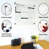 Acrylic Premium Wall Planner - Large Glass Calendar for Wall - to Do List Reminder - Dry Erase Board - Reusable Board for Office and Home - Dry Erase Board (Black Standoff, 36"x24" (Large)) view 2