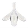 24 Almond Plastic Candy Holders with 24 pcs of "50" Decorative Picks view 3