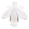 24 Almond Plastic Candy Holders with 24 pcs of "50" Decorative Picks view 4