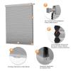 Persilux No Drill No Tools 100% Blackout Cellular Shades Cordless Window Blinds, UV Protection Thermal Insulated 1" Cell Honeycomb Shades Bottom Up Cellular Blinds for Windows (56.5" W X 80" H, Grey) view 4