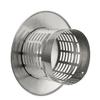 YGYGY 304 Stainless Steel Chimney Cap, 11cm/16cm Round Pipe Vent, Roof Exhaust Hood for Stove Pipes(11cm) view 3